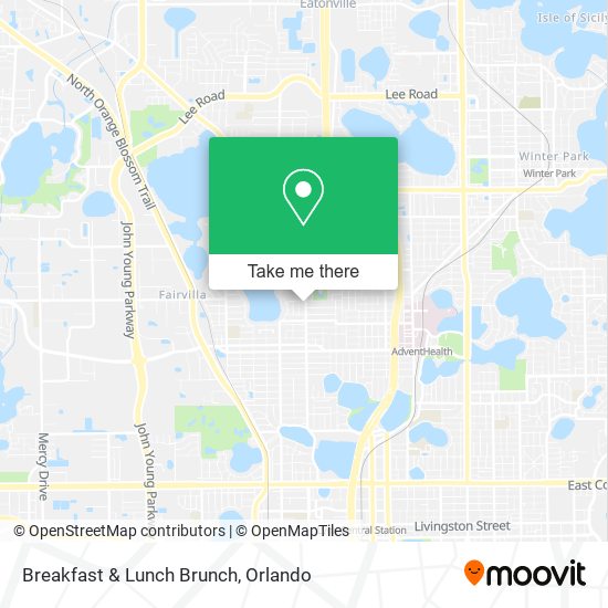 Breakfast & Lunch Brunch map