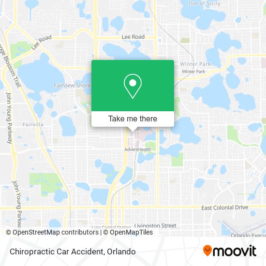 Chiropractic Car Accident map