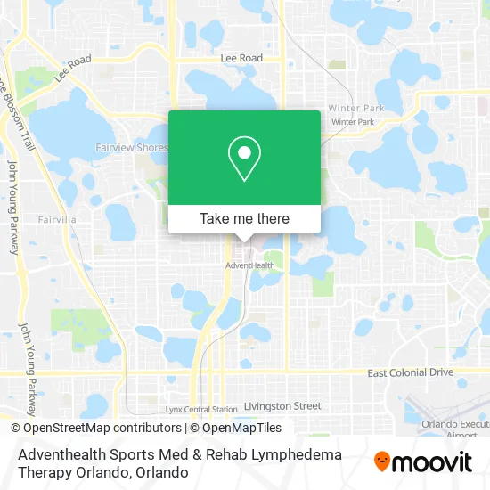 Adventhealth Sports Med & Rehab Lymphedema Therapy Orlando map