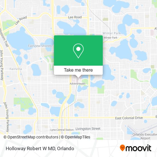 Holloway Robert W MD map