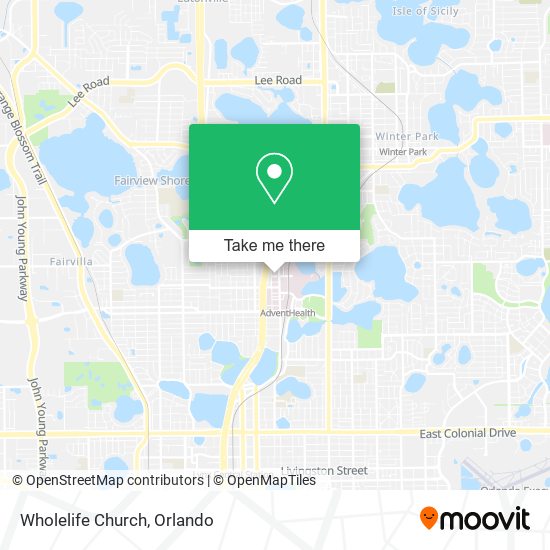 Mapa de Wholelife Church