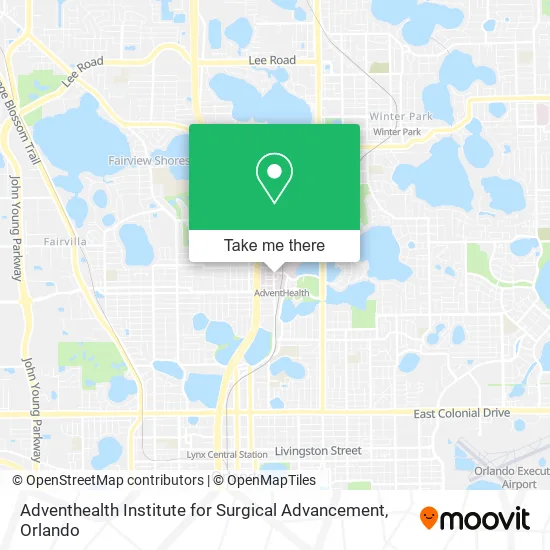 Mapa de Adventhealth Institute for Surgical Advancement