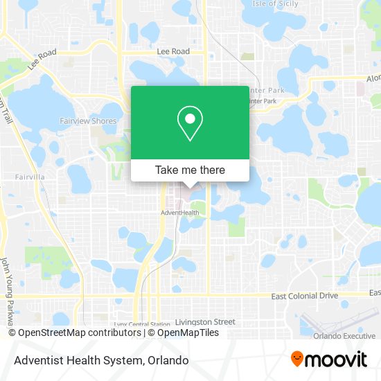 Adventist Health System map