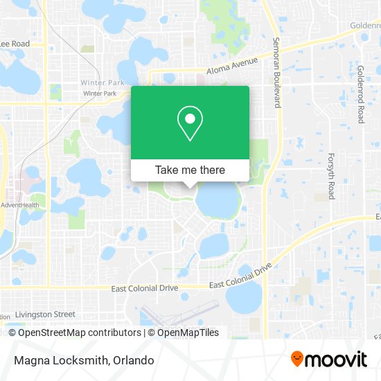 Magna Locksmith map