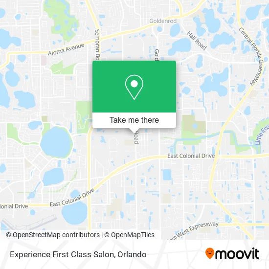 Experience First Class Salon map