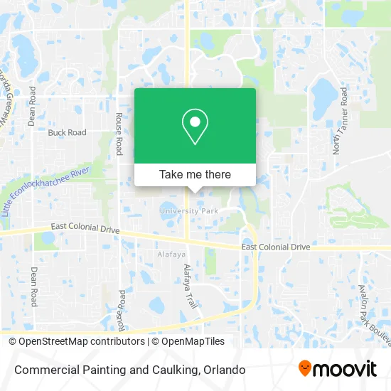 Commercial Painting and Caulking map