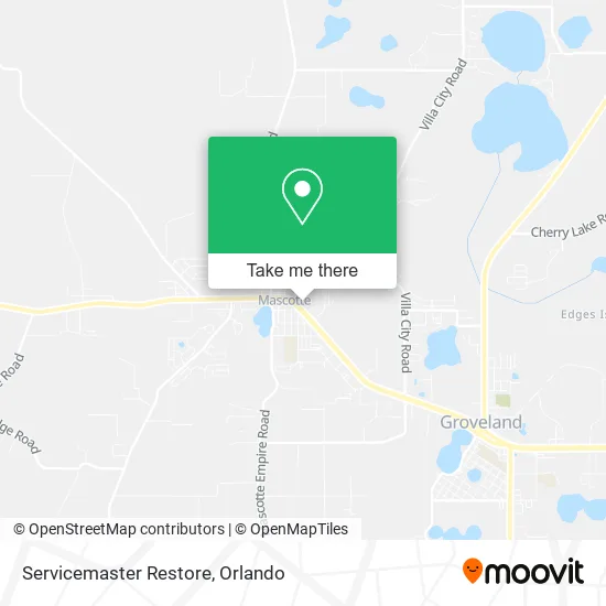 Servicemaster Restore map