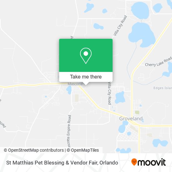 St Matthias Pet Blessing & Vendor Fair map