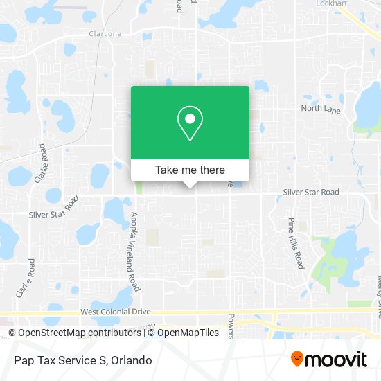 Mapa de Pap Tax Service S