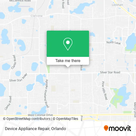 Device Appliance Repair map