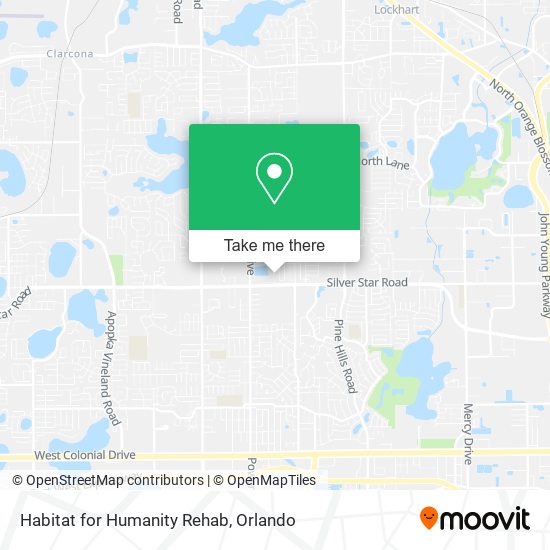 Habitat for Humanity Rehab map