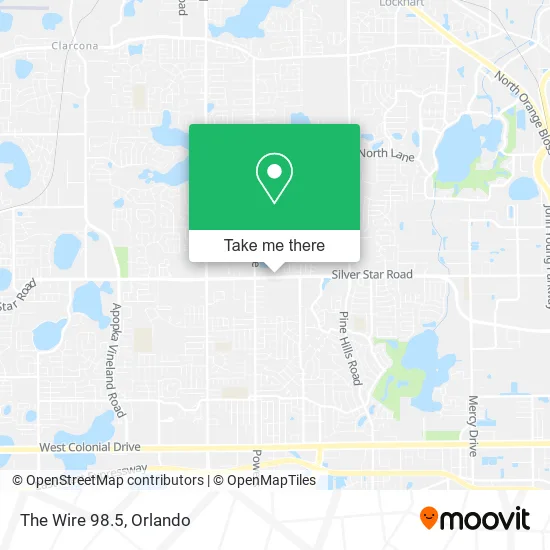 The Wire 98.5 map