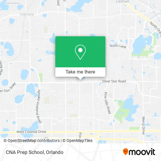 CNA Prep School map