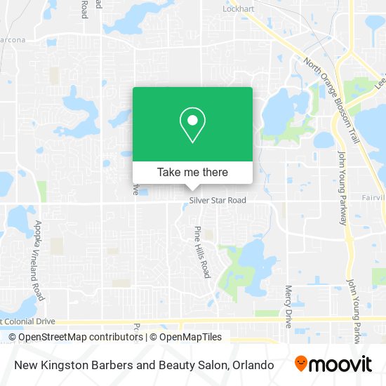 New Kingston Barbers and Beauty Salon map