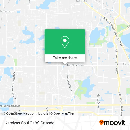 Karelyns Soul Cafe' map