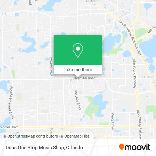 Dubs One Stop Music Shop map