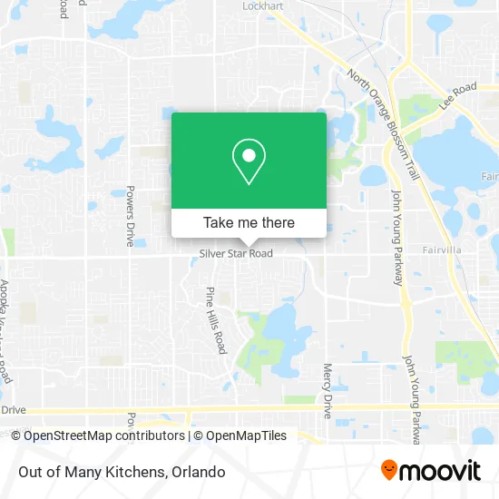 Out of Many Kitchens map