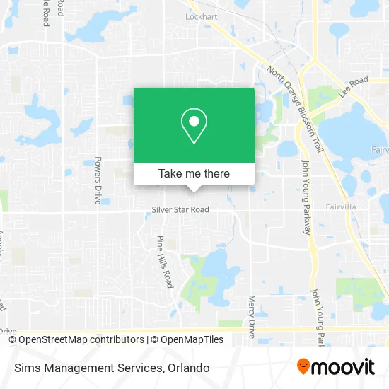 Sims Management Services map