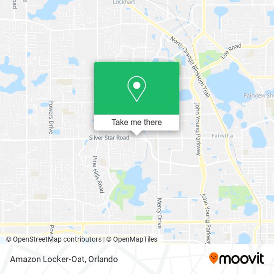 Mapa de Amazon Locker-Oat