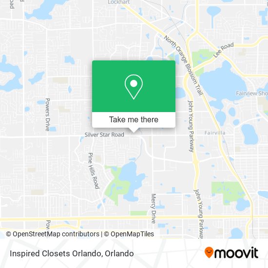 Mapa de Inspired Closets Orlando