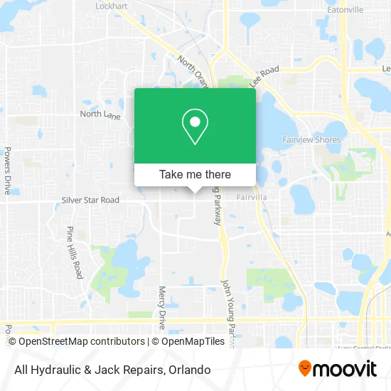 All Hydraulic & Jack Repairs map