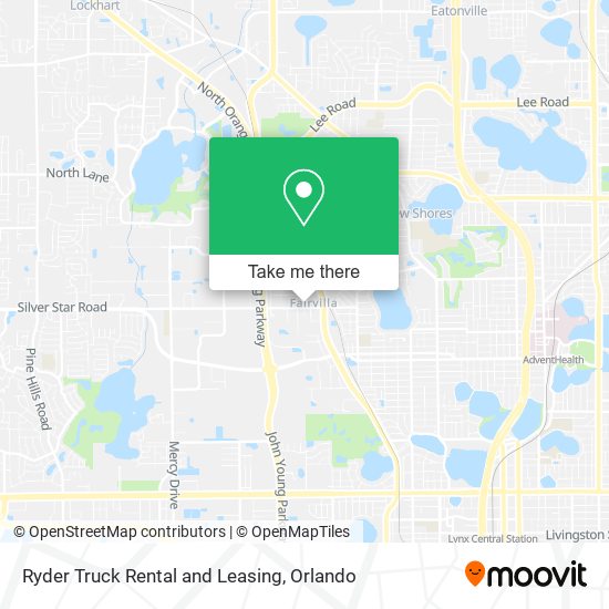 Ryder Truck Rental and Leasing map