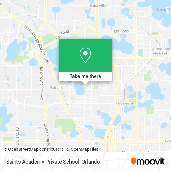 Mapa de Saints Academy Private School