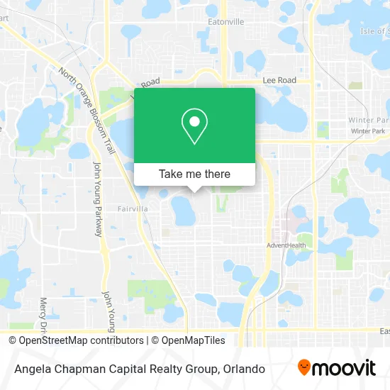 Angela Chapman Capital Realty Group map