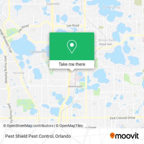 Pest Shield Pest Control map