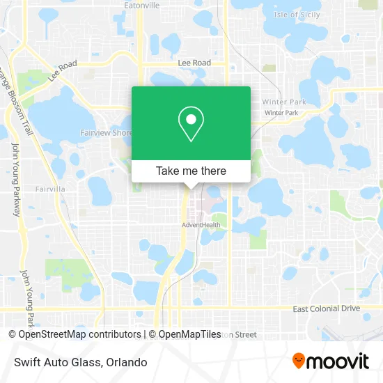 Swift Auto Glass map