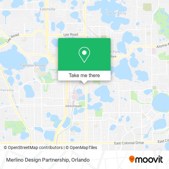 Merlino Design Partnership map