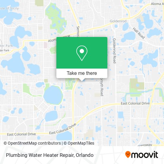 Mapa de Plumbing Water Heater Repair