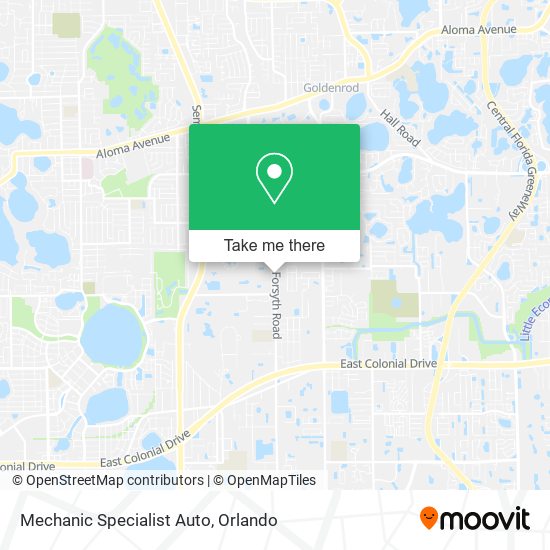 Mechanic Specialist Auto map