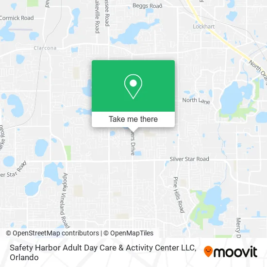 Safety Harbor Adult Day Care & Activity Center LLC map