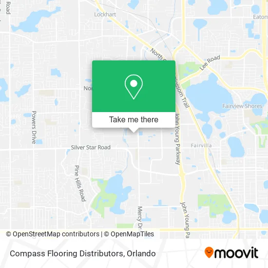 Compass Flooring Distributors map