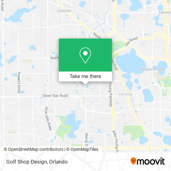 Golf Shop Design map