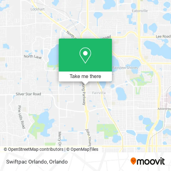 Mapa de Swiftpac Orlando