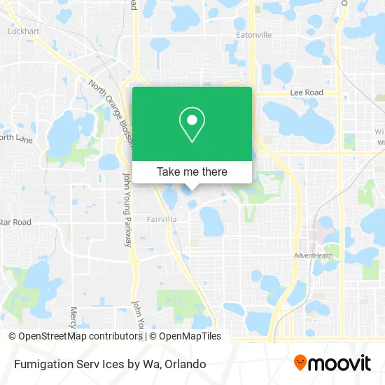 Fumigation Serv Ices by Wa map