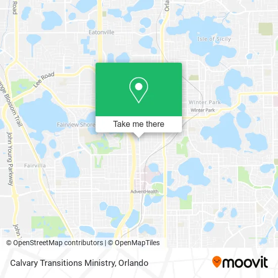 Calvary Transitions Ministry map
