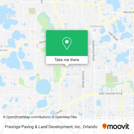 Prestige Paving & Land Development, Inc. map