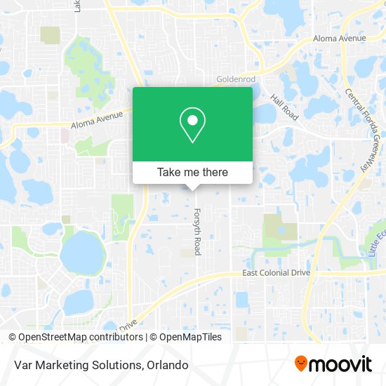 Var Marketing Solutions map