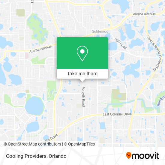 Mapa de Cooling Providers