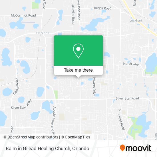 Balm in Gilead Healing Church map