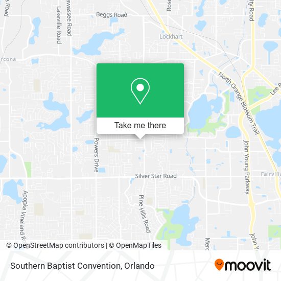 Southern Baptist Convention map