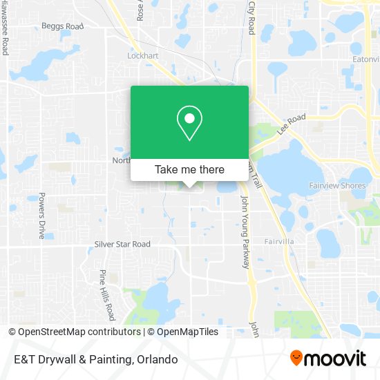 Mapa de E&T Drywall & Painting