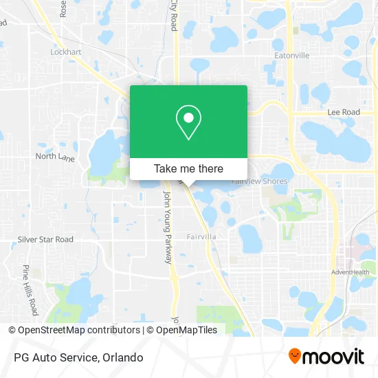 PG Auto Service map