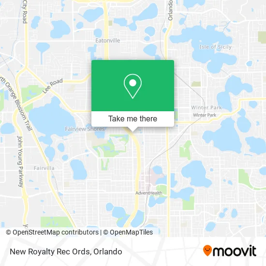 New Royalty Rec Ords map