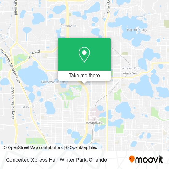 Conceited Xpress Hair Winter Park map