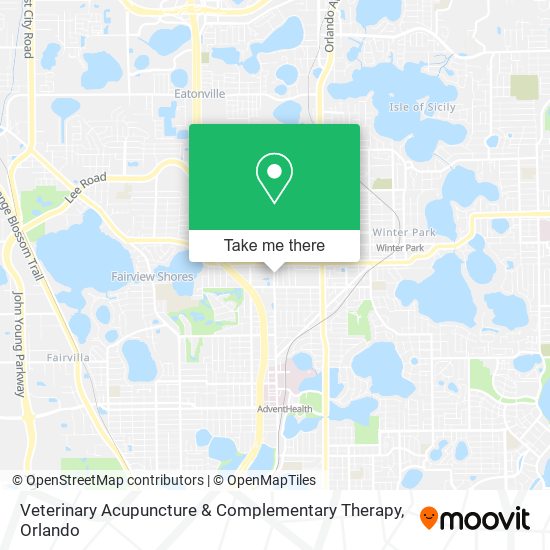 Mapa de Veterinary Acupuncture & Complementary Therapy