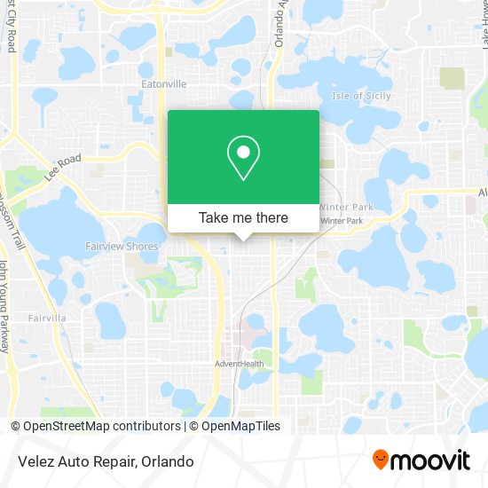 Velez Auto Repair map